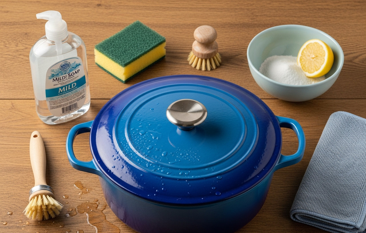 How to Clean Enameled Cast Iron Pots and Pans