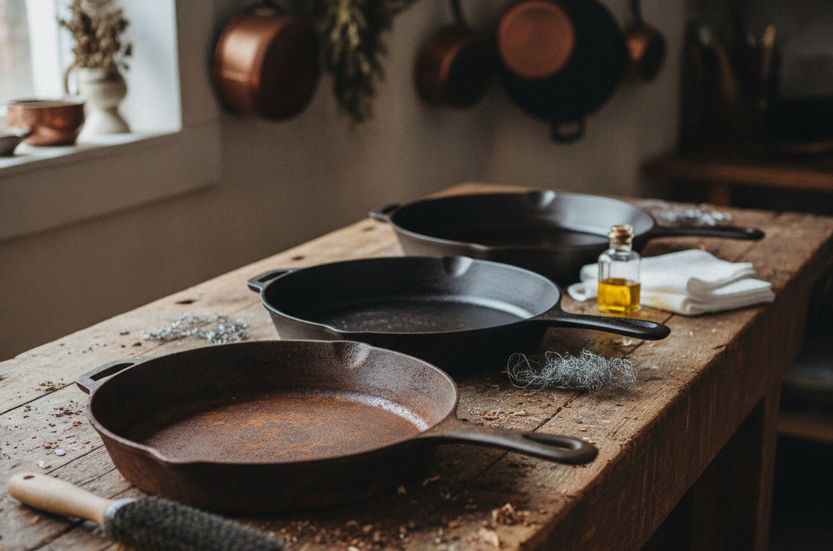 How to Restore Rusted Cast Iron Pans: A Complete Guide